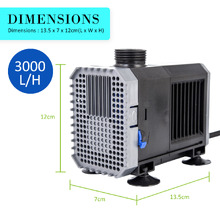 Grey Submersible Aquarium Pond Water Pump